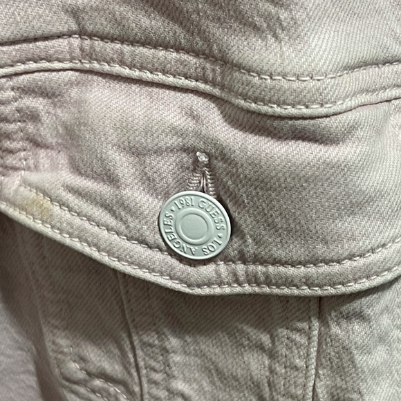 GUESS Denim Jean Jacket ROSE - Picture 7 of 15